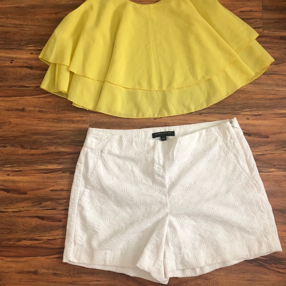 Banana republic high waisted shorts